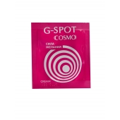 Стимулирующий интимный крем для женщин Cosmo G-spot - 2 гр. - Биоритм - купить с доставкой в Подольске