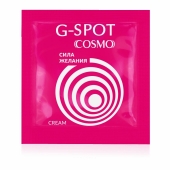 Стимулирующий интимный крем для женщин Cosmo G-spot - 2 гр. - Биоритм - купить с доставкой в Подольске