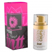 Возбуждающий гель Golden Chups с малиновым ароматом - 17 мл. - INTT - купить с доставкой в Подольске
