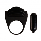 Рифленое эрекционное кольцо с вибрацией Chester - Baile - в Подольске купить с доставкой