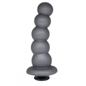 Серая насадка-ёлочка PLATINUM 5,5’’ - 15,5 см. - LOVETOY (А-Полимер) - купить с доставкой в Подольске