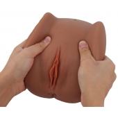 Мастурбатор Black Beauty - вагина и анус - S-HANDE - в Подольске купить с доставкой