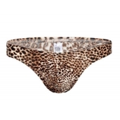 Мужские трусы-тонги с леопардовым принтом - Romeo Rossi купить с доставкой