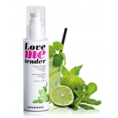 Съедобное согревающее массажное масло Love Me Tender Mojito с ароматом мохито - 100 мл. - Love to Love - купить с доставкой в Подольске