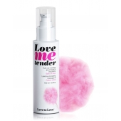 Съедобное согревающее массажное масло Love Me Tender Cotton Candy с ароматом сладкой ваты - 100 мл. - Love to Love - купить с доставкой в Подольске