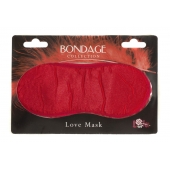 Красная маска на глаза BONDAGE - Lola Games - купить с доставкой в Подольске