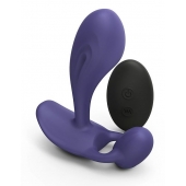 Темно-синий вибромассажер Witty P G Vibrator with Remote Control - Love to Love - в Подольске купить с доставкой