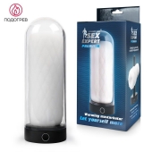 Оригинальный мастурбатор в колбе с нагревом - Sex Expert - в Подольске купить с доставкой