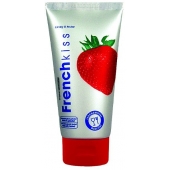 Съедобный лубрикант Frenchkiss с ароматом клубники - 75 мл. - Joy Division - купить с доставкой в Подольске