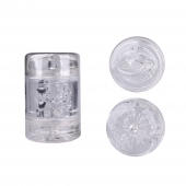 Прозрачный двусторонний мастурбатор Joy Cup - анус и рот - Erokay - в Подольске купить с доставкой