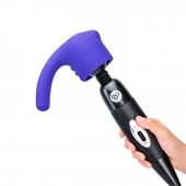 Фиолетовая насадка для wand-вибромассажера Deluxe Silicone G-Spot Wand Attachment - Pink Vibe