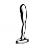 Стальной стимулятор простаты Stainless Steel Prostate Plug - 11,5 см. - b-Vibe - в Подольске купить с доставкой