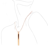 Золотистая подвеска-вибратор Genie Flirting Pen - A-LOVING