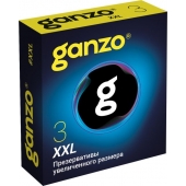 Презервативы увеличенного размера Ganzo XXL - 3 шт. - Ganzo - купить с доставкой в Подольске