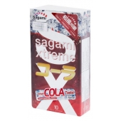 Ароматизированные презервативы Sagami Xtreme COLA - 10 шт. - Sagami - купить с доставкой в Подольске