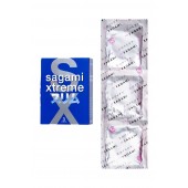 Розовые презервативы Sagami Xtreme FEEL FIT 3D - 3 шт. - Sagami - купить с доставкой в Подольске