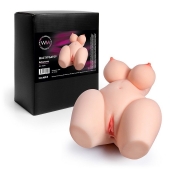 Телесный мастурбатор в форме пышного женского полуторса - Erowoman-Eroman - в Подольске купить с доставкой