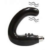 Чёрный массажёр простаты серии Sex Expert - Sex Expert - в Подольске купить с доставкой