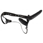 Женский страпон с вагинальной пробкой - 15 см. - Orion - купить с доставкой в Подольске