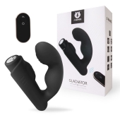 Черный вибромассажер Gladiator - 10,7 см. - S-HANDE - в Подольске купить с доставкой