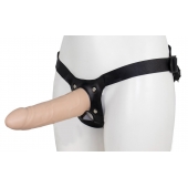 Пустотелый страпон MINI с бандажом - LOVETOY (А-Полимер) - купить с доставкой в Подольске