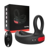 Черное эрекционное виброкольцо Cock Ring с пультом ДУ - I-MOON - в Подольске купить с доставкой