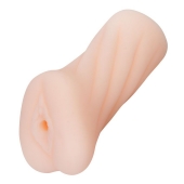 Эластичный компактный мастурбатор-вагина телесного цвета - Tokyo Style - в Подольске купить с доставкой
