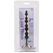 Черный анальный стимулятор Love Throb 7 - 17,8 см. - NMC