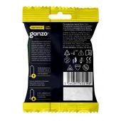 Ультратонкие презервативы Ganzo Ultra thin в мягкой упаковке - 3 шт. - Ganzo - купить с доставкой в Подольске