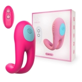 Розовое виброкольцо с пультом ДУ - I-MOON - в Подольске купить с доставкой