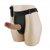 Полый вибрострапон на регулируемых трусиках Draven - 17,5 см. - Baile - купить с доставкой в Подольске