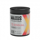 Анатомические презервативы MAXUS Sensual - 15 шт. - Maxus - купить с доставкой в Подольске