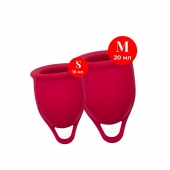 Набор из 2 красных менструальных чаш Iona - Woma - купить с доставкой в Подольске