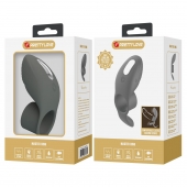 Серое кольцо на пенис с вибрацией - Baile - в Подольске купить с доставкой