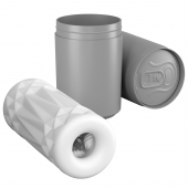 Белый компактный мастурбатор Maid Service в упаковке-банке - Baile - в Подольске купить с доставкой