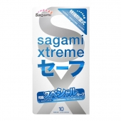 Презервативы Sagami Xtreme Ultrasafe с двойным количеством смазки - 10 шт. - Sagami - купить с доставкой в Подольске