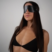 Однослойная закрытая маска из натуральной кожи - Crazy Handmade - купить с доставкой в Подольске