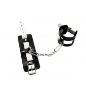 Черно-белые кожаные оковы - Crazy Handmade - купить с доставкой в Подольске