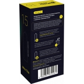 Прозрачные ультратонкие презервативы Ganzo Ultra thin - 15 шт. - Ganzo - купить с доставкой в Подольске