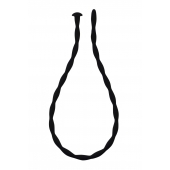 Черный уретральный массажер Glide Large - 30 см. - Lola Games - купить с доставкой в Подольске