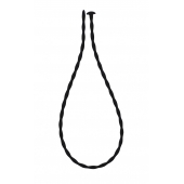 Черный уретральный массажер Glide Small - 30 см. - Lola Games - купить с доставкой в Подольске