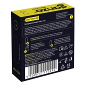 Ультратонкие презервативы Ganzo Ultra thin - 3 шт. - Ganzo - купить с доставкой в Подольске