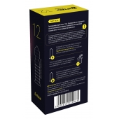 Презервативы анатомической формы с точечной и ребристой структурой Ganzo Extase - 12 шт. - Ganzo - купить с доставкой в Подольске