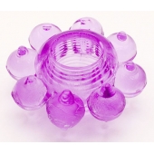 Мягкая фиолетовая гелевая насадка - Toyfa Basic - в Подольске купить с доставкой