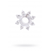 Прозрачное гелевое эрекционное кольцо-звезда - Toyfa Basic - в Подольске купить с доставкой