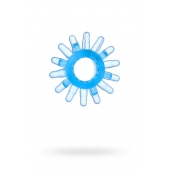 Голубая гелевая насадка с шипиками - Toyfa Basic - в Подольске купить с доставкой