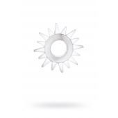 Прозрачное гелевое эрекционное кольцо-солнце - Toyfa Basic - в Подольске купить с доставкой