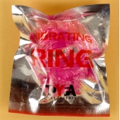 Розовое виброкольцо с двумя батарейками - Toyfa Basic - в Подольске купить с доставкой