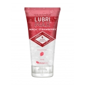 Интимный гель-смазка на водной основе Lubrimax Magic Strawberry - 75 мл. - ИнтелБИО - купить с доставкой в Подольске