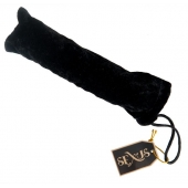 Гладкий анальный фаллос синего цвета - 24 см. - Sexus